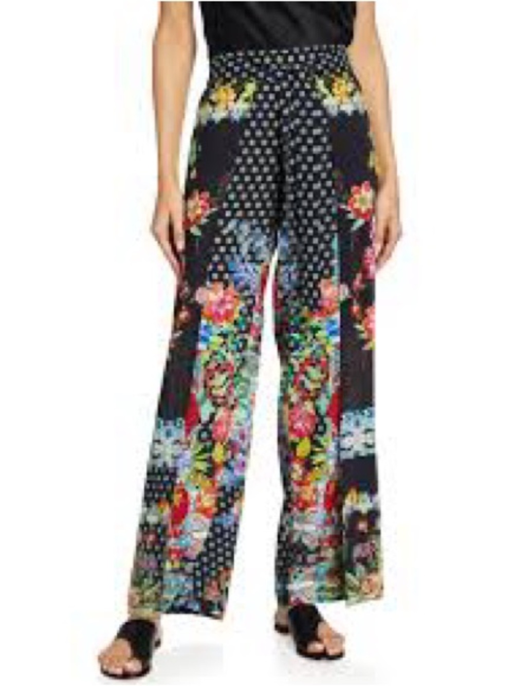 Johnny Was Printed Dreamer Wrap Pants